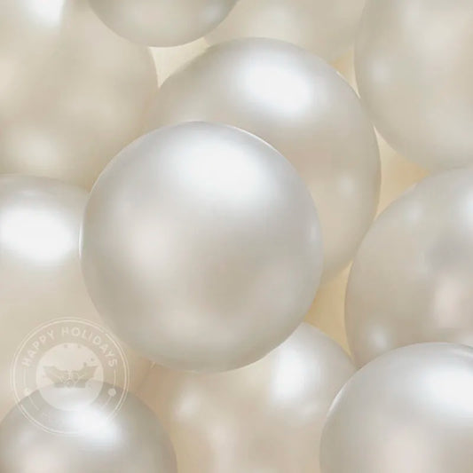 Gold White Party Balloons