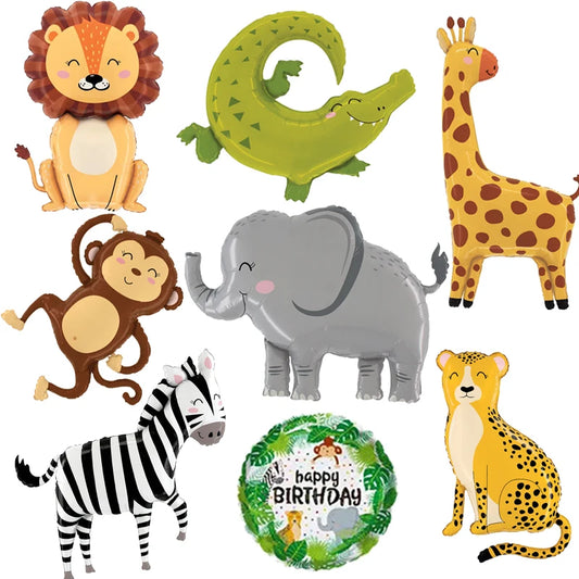 Jungle Safari Animal Foil Ballon