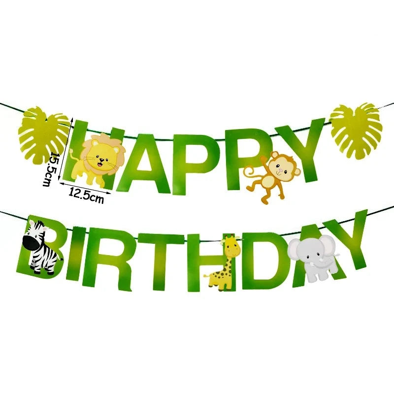 Jungle Birthday Party Decor