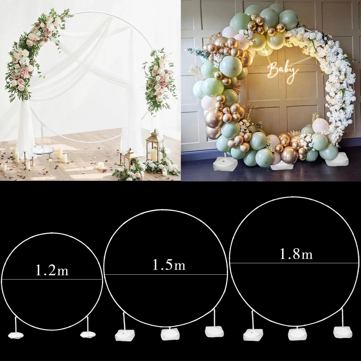 Round Balloon Arch Circle Stand