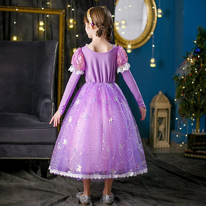 Rapunzel Princess Dress Costume