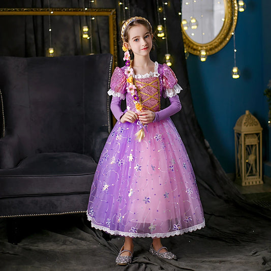 Rapunzel Princess Dress Costume