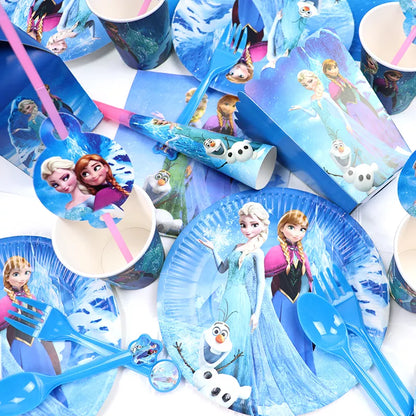 Birthday Party Decorations Frozen Anna Elsa Princess theme